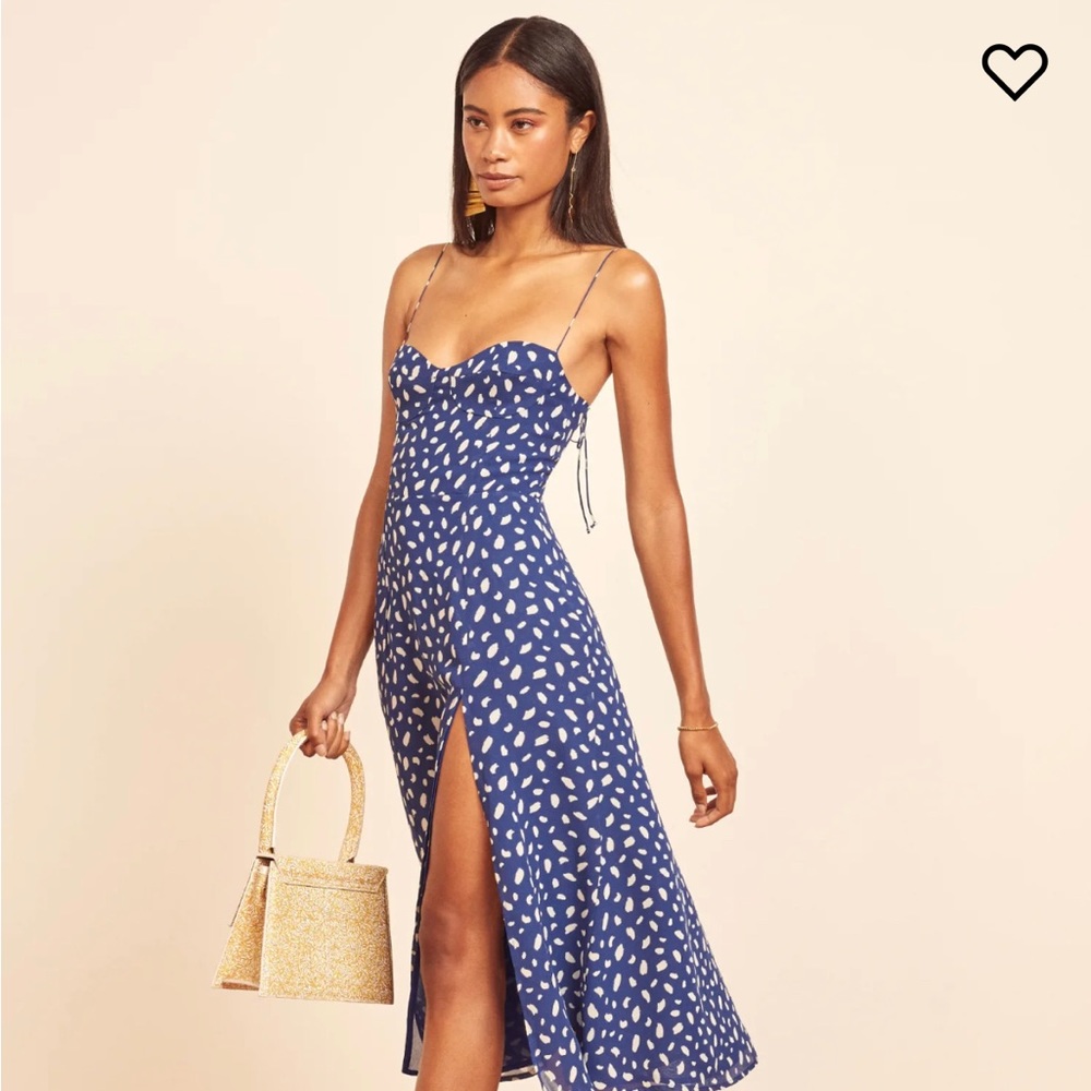 Reformation Juliette dress ( color moray)